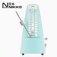 Nikko Mechanical Metronome Beat Tempo for Piano Guitar Violin(Made In Japan)