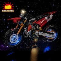 Brick Shine GC Light Kit for LEGO® Ducati Desmo450 MX Factory Motorcycle 42238