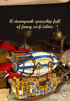 JIESTAR JJ9126 Steampunk Airship with 3272 Pieces