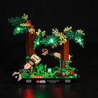 Brick Shine -  Light Kit for LEGO® Endor Speeder Chase Diorama 75353
