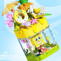 SEMBO 612213 SpongeBob Pineapple Lemon Smoothie with 241 Pieces