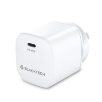 BLACKTECH USB-C 45W PD GaN Charger - For iPhone 16 and Samsung SUPER FAST CHARGING