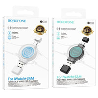 BOROFONE BQ31 Portable watch wireless charger(for iWatch+SAM) - white