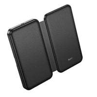 hoco CQ13 Triumph 3-in-1 travel folding wireless fast charger - black