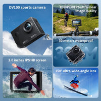 hoco DV100 sports camera - black