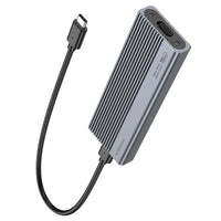 hoco HB47A M.2 SSD Enclosure(USB3.2/10Gbps) - metal gray