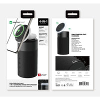 AMAZINGTHING Explorer Pro Mag 4-IN-1 Charging Stand with Speaker - Black
