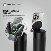 AMAZINGTHING Explorer Pro Mag 4-IN-1 Charging Stand with Speaker - Black