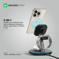 AMAZINGTHING Thunder Pro Mag 3-IN-1 Charging Stand - Black