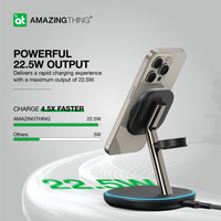 AMAZINGTHING Thunder Pro Mag 3-IN-1 Charging Stand - Black