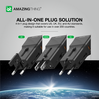 AMAZINGTHING Explorer Pro Universal Travel Charger - Black