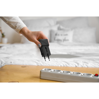 AMAZINGTHING Explorer Pro Universal Travel Charger - Black