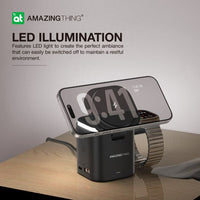 AMAZINGTHING Thunder Pro Mag 5-IN-1 PD55W Charging Station with Stand - Black