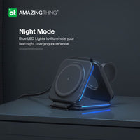 AMAZINGTHING Explorer Pro Mag 3-IN-1 PD15W Charger - Black