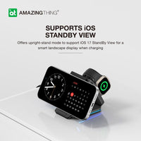 AMAZINGTHING Explorer Pro Mag 3-IN-1 PD15W Charger - Black