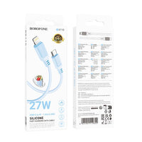 BOROFONE BX115 Lotto PD silicone charging data cable iP