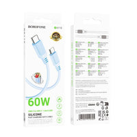 BOROFONE BX115 Lotto 60W silicone charging data cable C to C