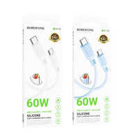 BOROFONE BX115 Lotto 60W silicone charging data cable C to C