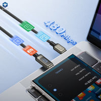LITO LD15 USB-C To USB-C LED DISPLAY Zinc Alloy Fast Charge Cable 100cm - Black