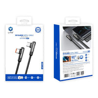 LITO LD13 USB-C to USB-C Fast Cable Braided Metal 100cm - Black