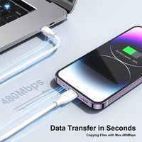 LITO LD03 USB-C To Lightning Liquid Silicone Fast Charging Cable 100cm - White