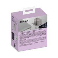 Momax World 70W GaN AC Travel Adaptor With cable