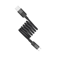 Momax Mag.Link Magnetic USB-A to USB-C cable 66w - Black