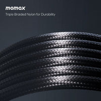 Momax ag.Link Magnetic USB-C to USB-C cable 240w 2M - Black