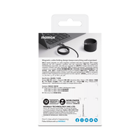 Momax Mag.Link Magnetic USB-C to USB-C cable 60w 2M - Black