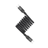 Momax Mag.Link Magnetic USB-C to USB-C cable 60w 2M - Black