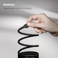 Momax Mag.Link Magnetic USB-C to USB-C cable 100w 2M - Black