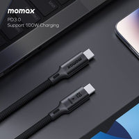 Momax 4K Elite link 60W USB C to USB C-1m - Black