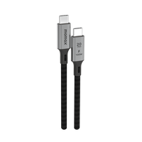 Momax 4K Elite link 60W USB C to USB C-1m - Black