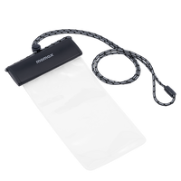 Momax Waterproof Pouch Universal with Neck Strap - Grey