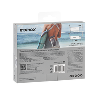Momax Waterproof Pouch Universal with Neck Strap - Grey