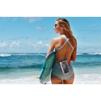 Momax Waterproof Pouch Universal with Neck Strap - Grey