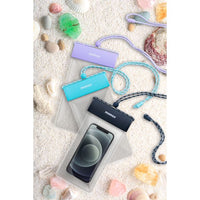 Momax Waterproof Pouch Universal with Neck Strap - Grey