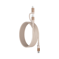 Momax Mag.Link Duo Magnetic USB-C to USB-C & Lightning Cable 60W - 1m