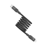 Momax Mag.Link Magnetic USB-C to Lightning Cable 60W Up to 1m - black