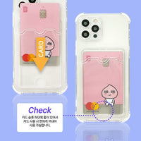 Simply Roar Armor Card Pocket Clear Case - Clear