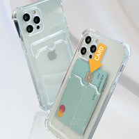 Simply Roar Armor Card Pocket Clear Case - Clear