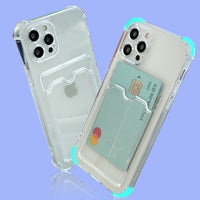 Simply Roar Armor Card Pocket Clear Case - Clear
