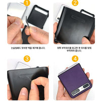 Samsung Galaxy Z Flip 6 Simply Roar Leather Hard Case - Purple