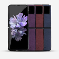 Samsung Galaxy Z Flip 6 Simply Roar Leather Hard Case - Purple