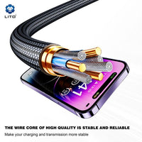Lito LD21 100w 4-in-1 Magnetic Charging Cable