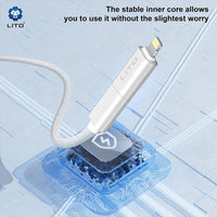 Lito LD21 100w 4-in-1 Magnetic Charging Cable