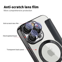 iPhone 16e BLACKTECH Leather Lux (MagSafe Compatible)