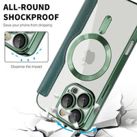 iPhone 16e BLACKTECH Leather Lux (MagSafe Compatible)