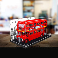 Display King - Acrylic display case with screw for Lego® Londoner Bus 10258