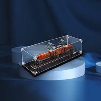 Display King - Acrylic display case with screw for LEGO® Crocodile Locomotive 10277